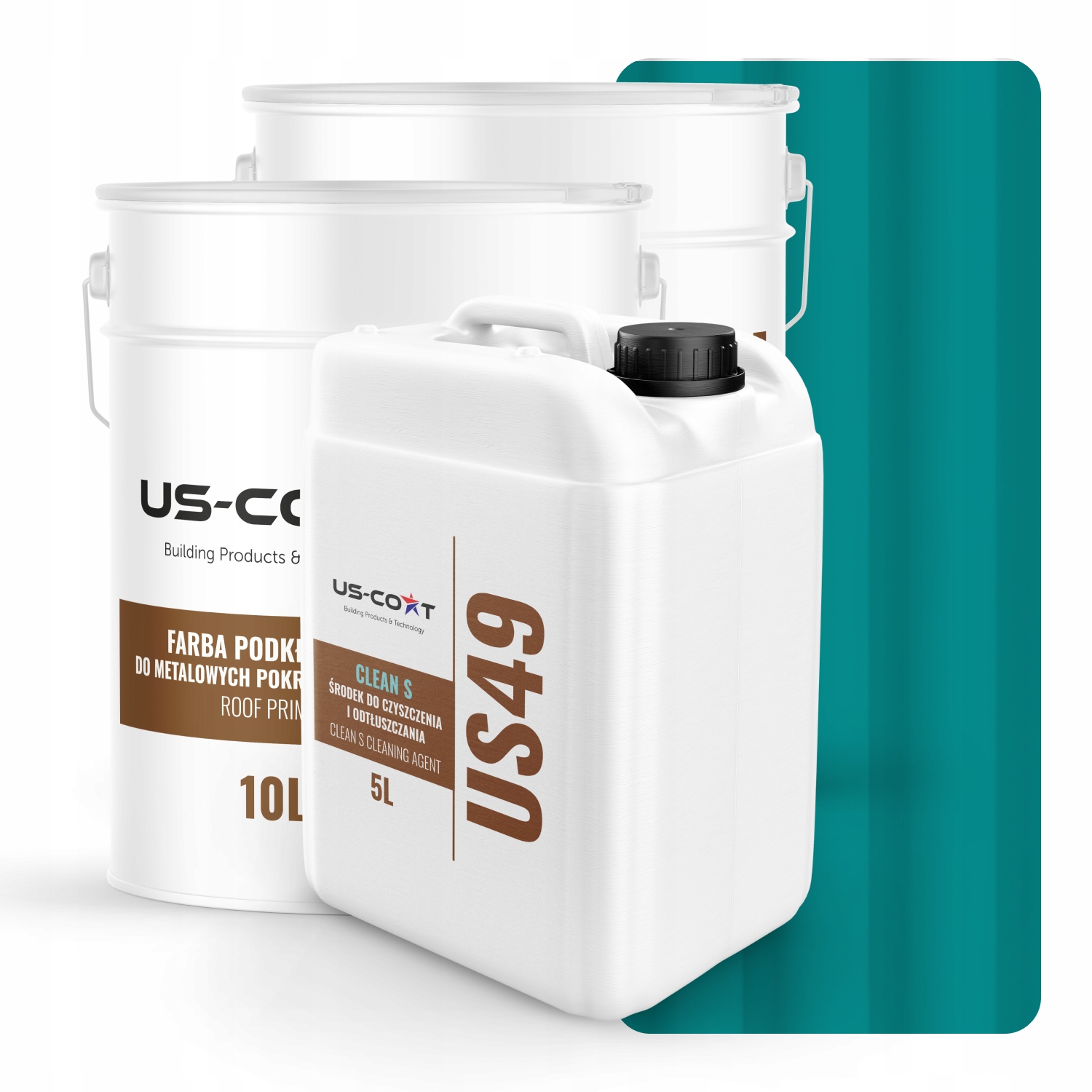 Farba Strešná Metalová Podložka Odmasťovač Modrá Turkus Ral 5018 74 m2 Lesk