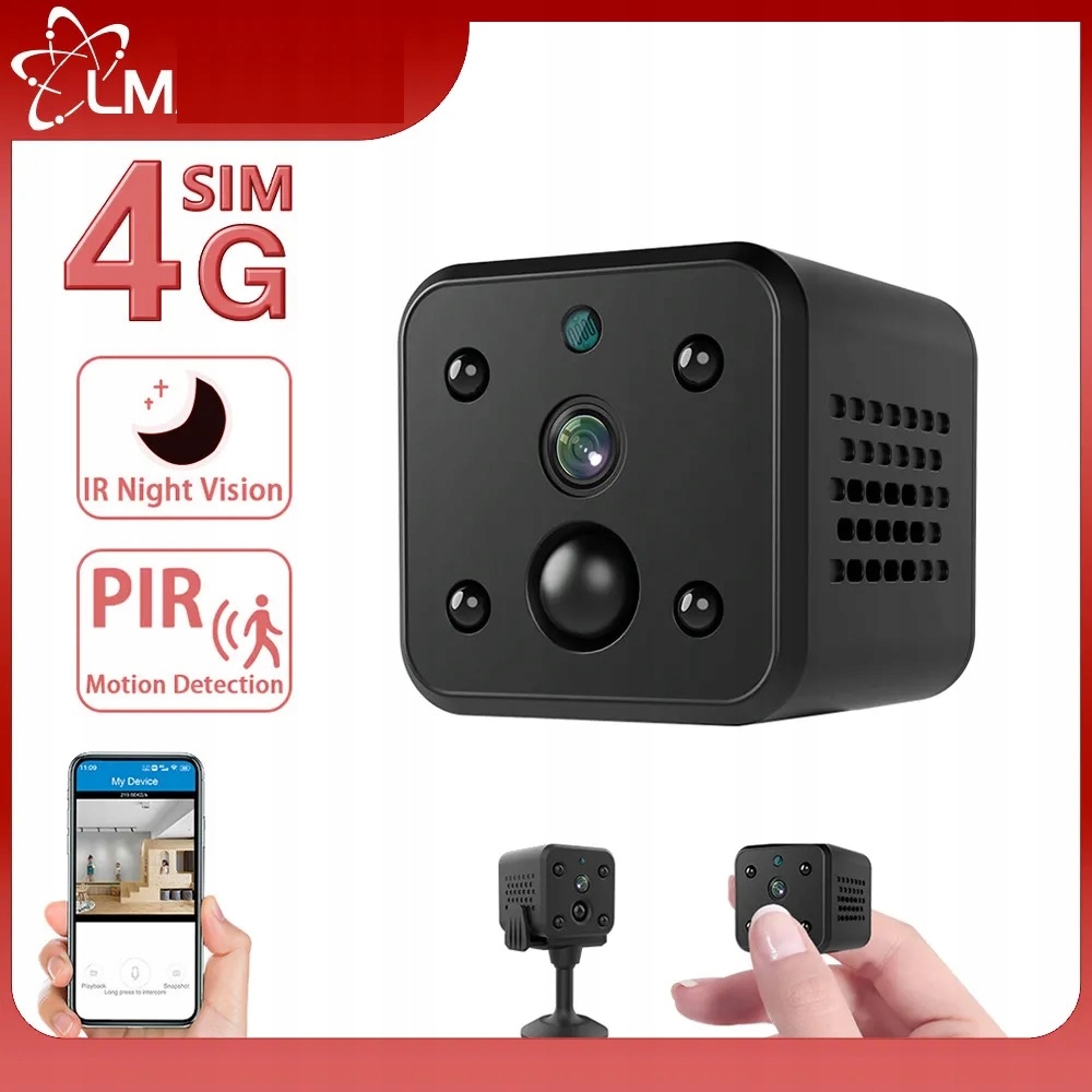 Kamera Na Baterie 5MPX 4G Lte Internet S Sim Kartou