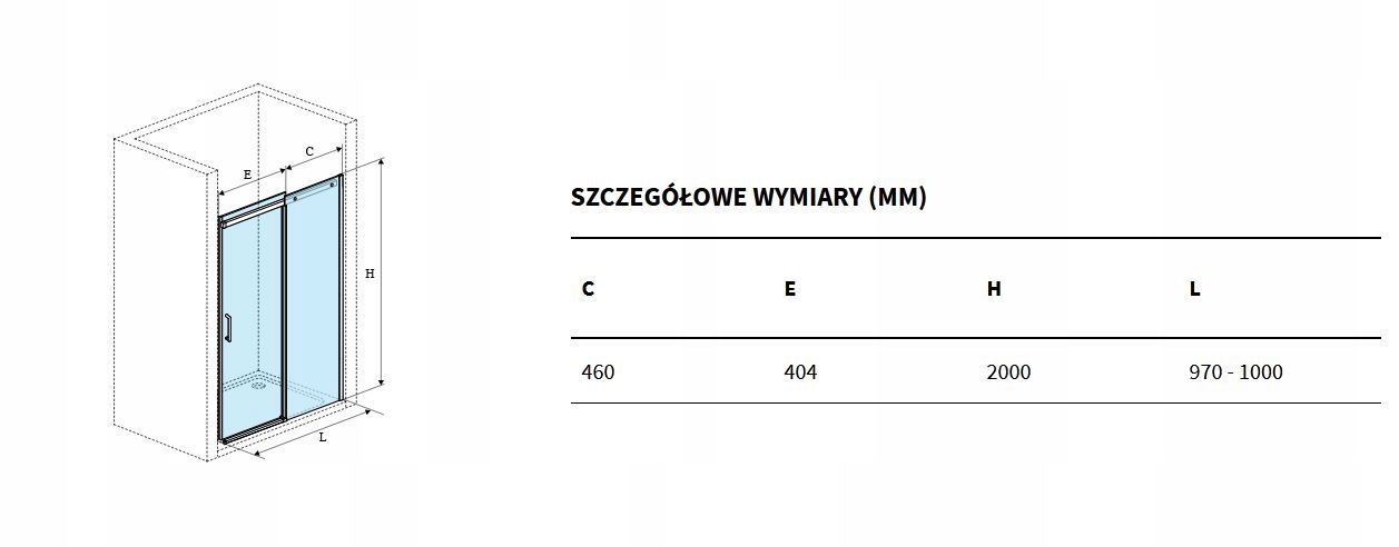 EXCELLENT ROLS drzwi wnękowe 100x200 złoty połysk Kod producenta KAEX.2612.1000.LP1/2.GL KAEX.2612.1000.LP2/2.