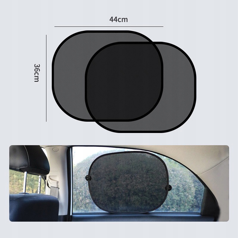 OSŁONA PRZECIWSŁONECZNA PARASOL DO SAMOCHODU AUTA Z 2xZASŁONA 140x80cm Producent części Inny