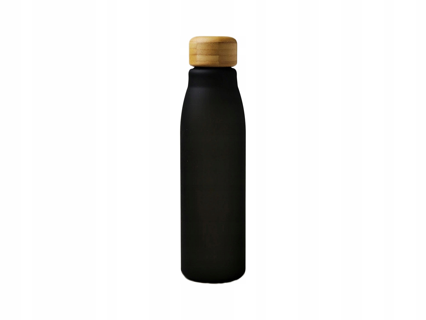 Butelka szklana borosilikatowa 600ml czarny