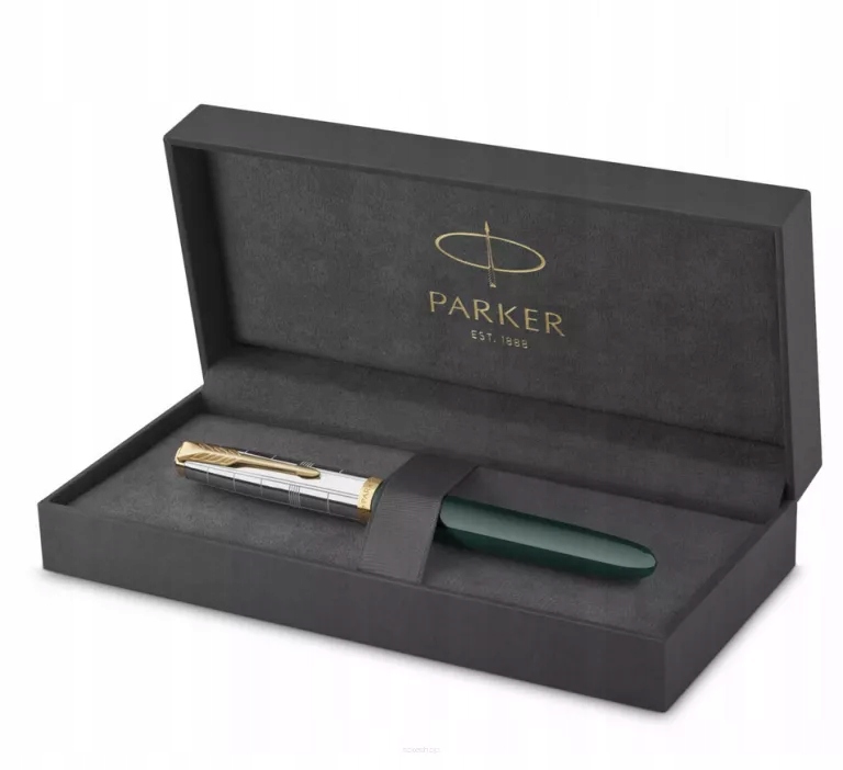 Parker 51 Pióro Wieczne Premium Zielone GT (F) Stan opakowania oryginalne