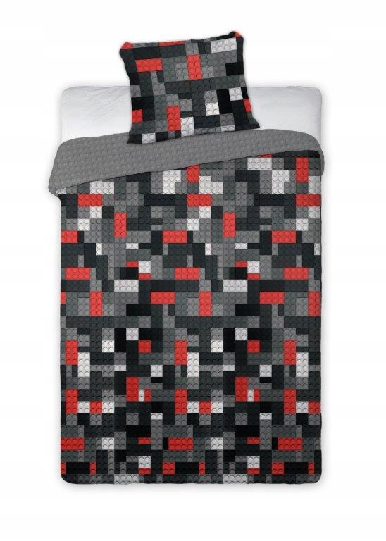 

Pościel dziecięca bawełniana Klocki Lego 140x200