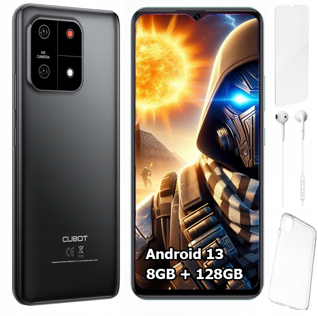 Smartphone Cubot A1 6,56" 8/128GB Dual Sim Lte Android 13 Pouzdro Fhydro