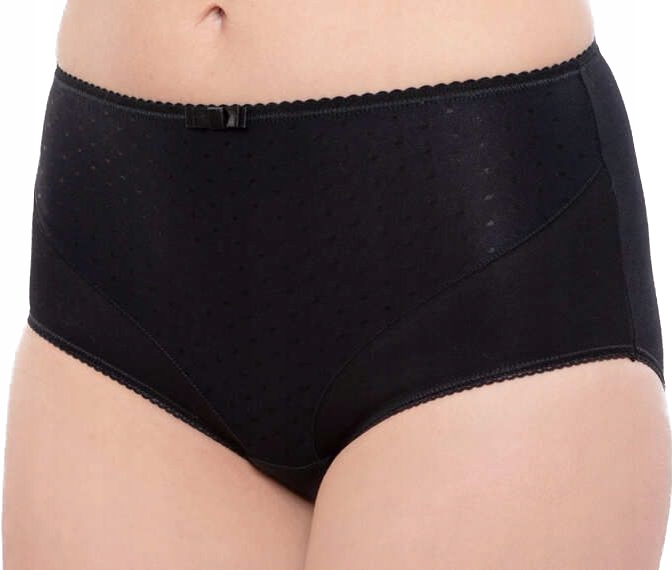 

Wadima 100117 majtki Maxi Bawełna czerń kropy XXXL