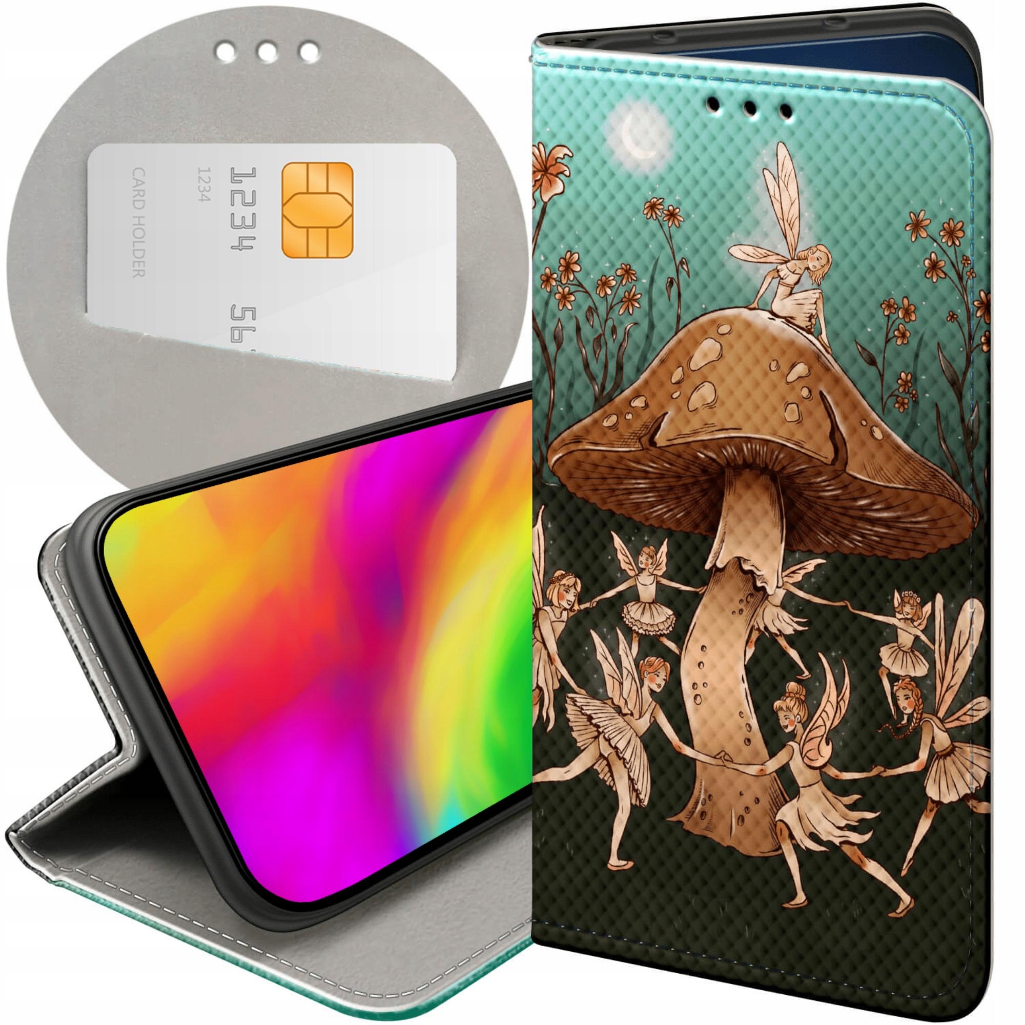Etui Z Klapką Do Honor 400 Smart X7D 4G 5G Fantasy Magic Wróżka