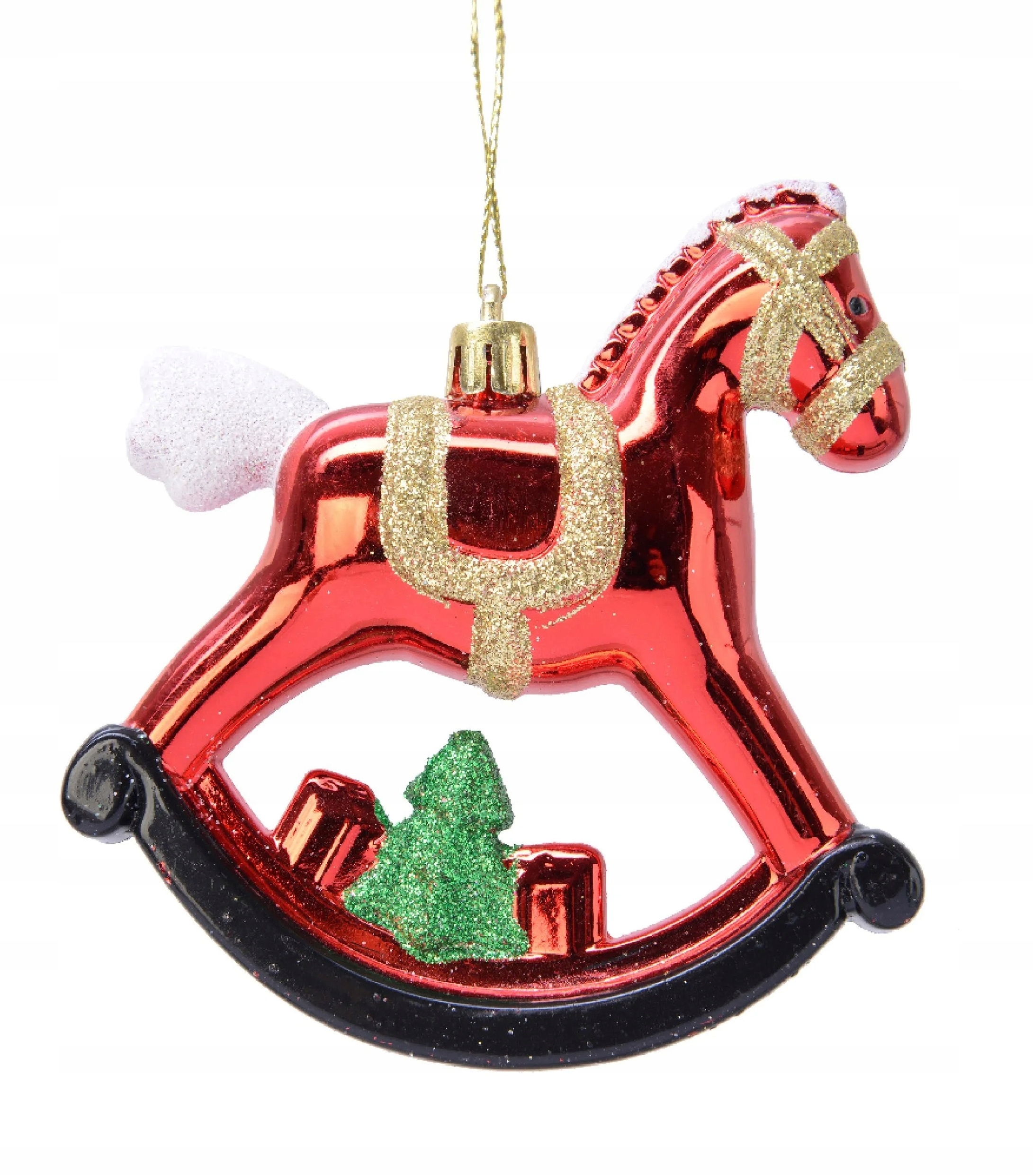 

Bombka Na Choinkę Świąteczna Zawieszka Konik 10CM