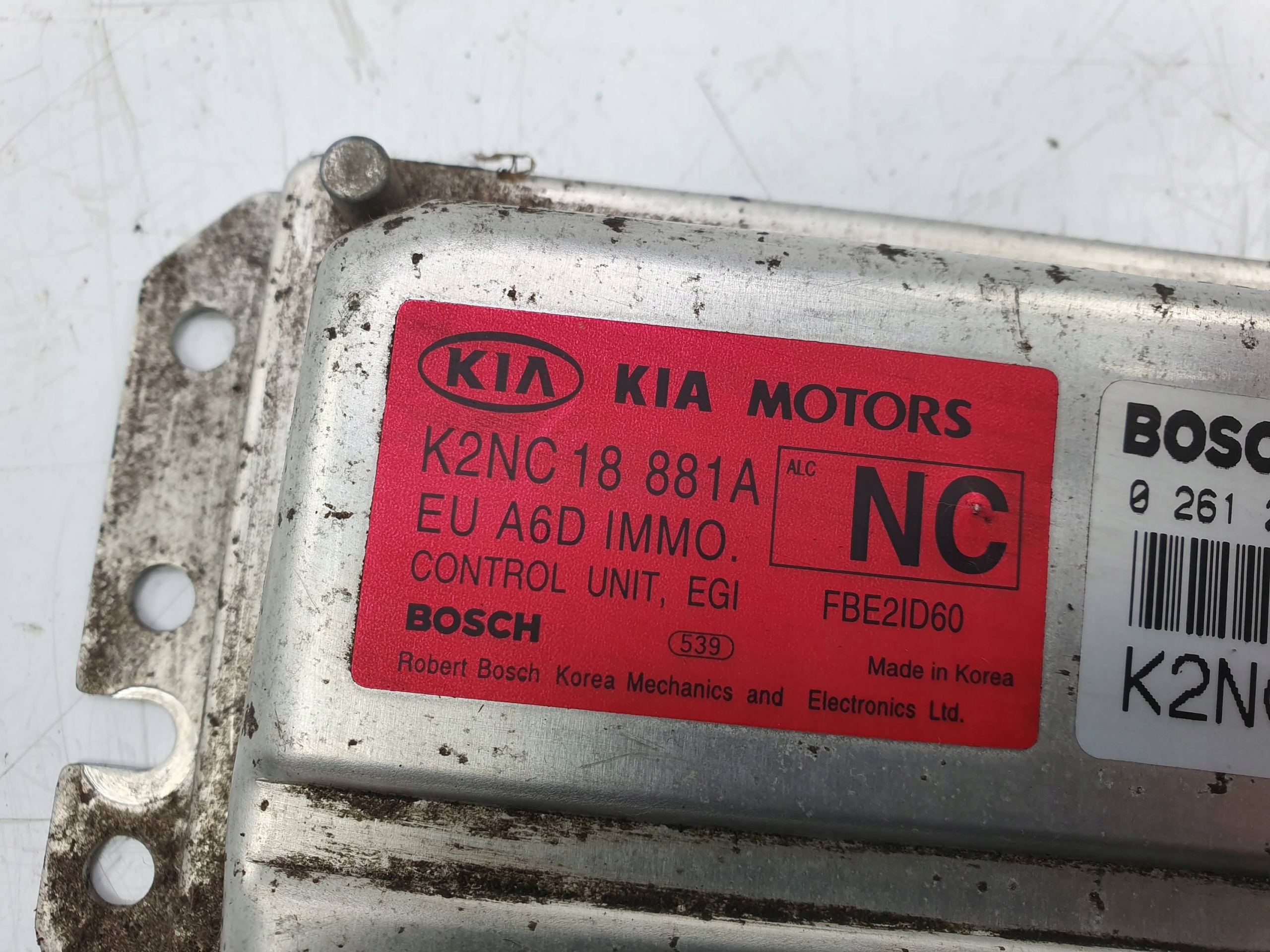 computer Motore ECU K2NC 18 881A KIA SHUMA II