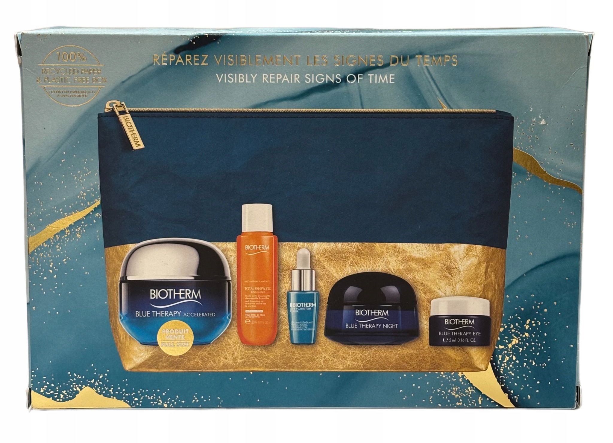 Biotherm Set (blue Therapy+life Plankton+biosource)