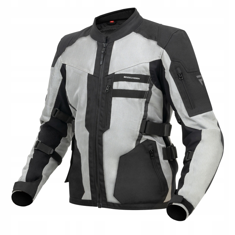 REBELHORN TEKSTYLNA KURTKA MOTOCYKLOWA MĘSKA SCANDAL II SILVER BLACK 3XL