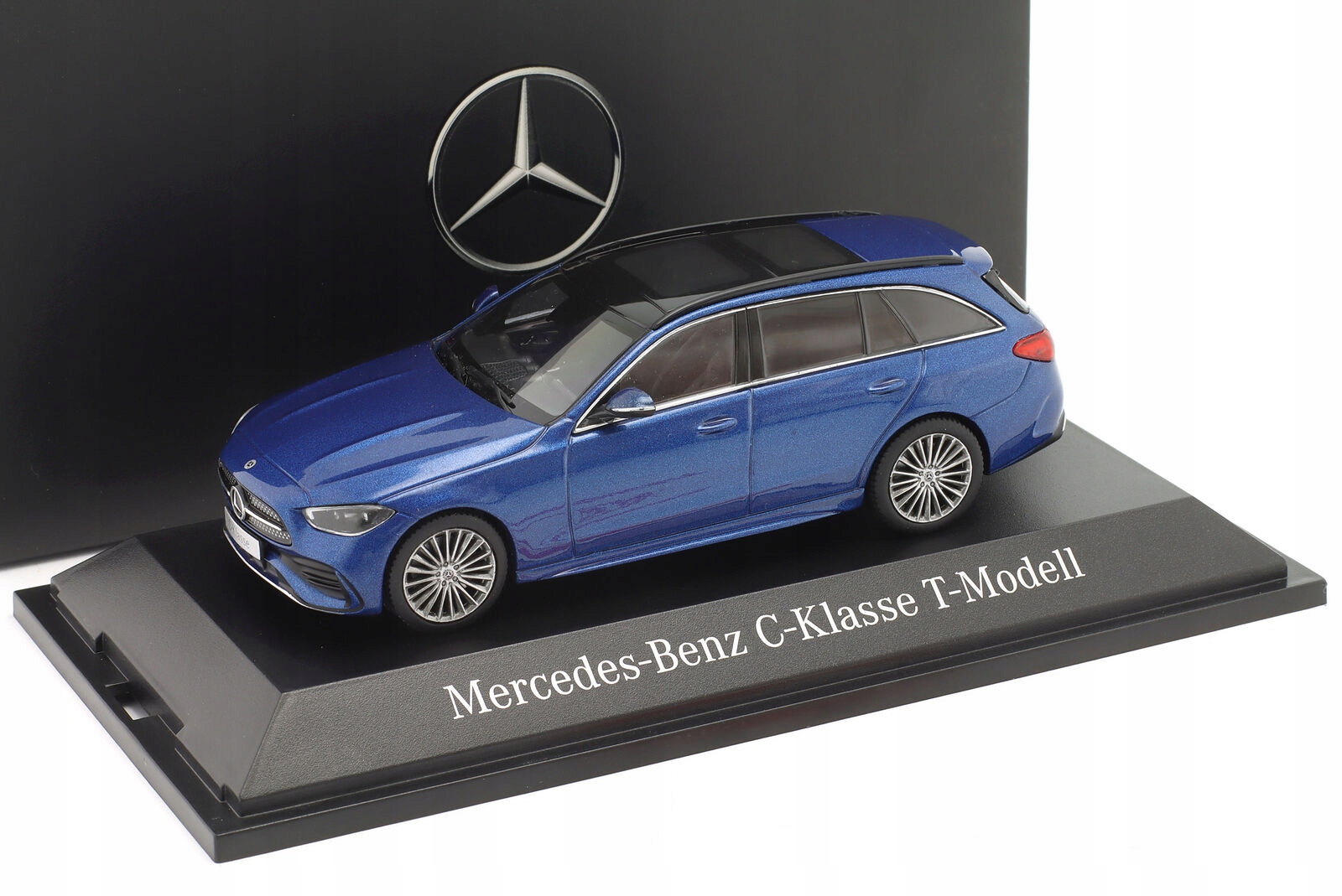 Mercedes C-Class T- Model (S206) metalíza-modrá 1/43