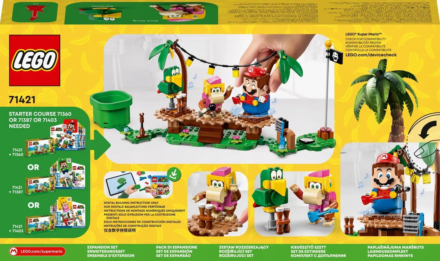 LEGO Super Mario 71421 Dżunglowy Koncert Dixie Kong Zestaw Rozszerzający Numer produktu 71421