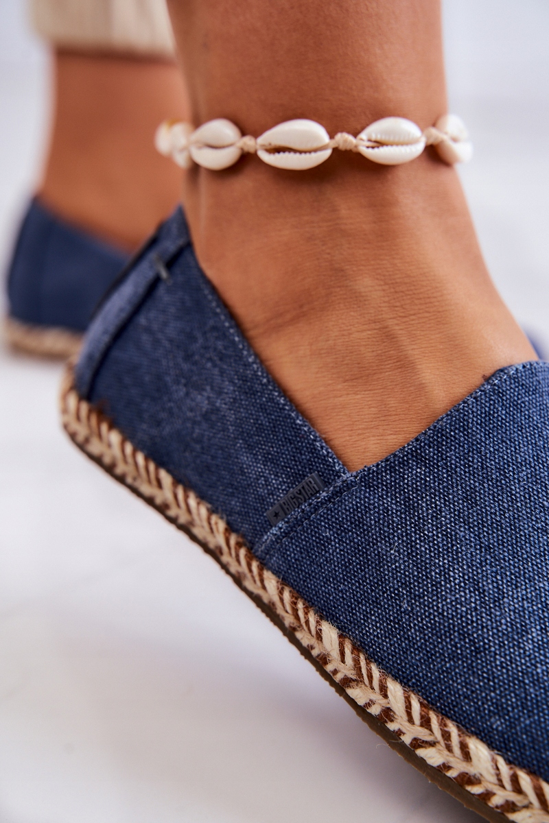 KLASYCZNE ESPADRYLE BIG STAR JJ274902 NIEBIESKI 36 Kolor niebieski
