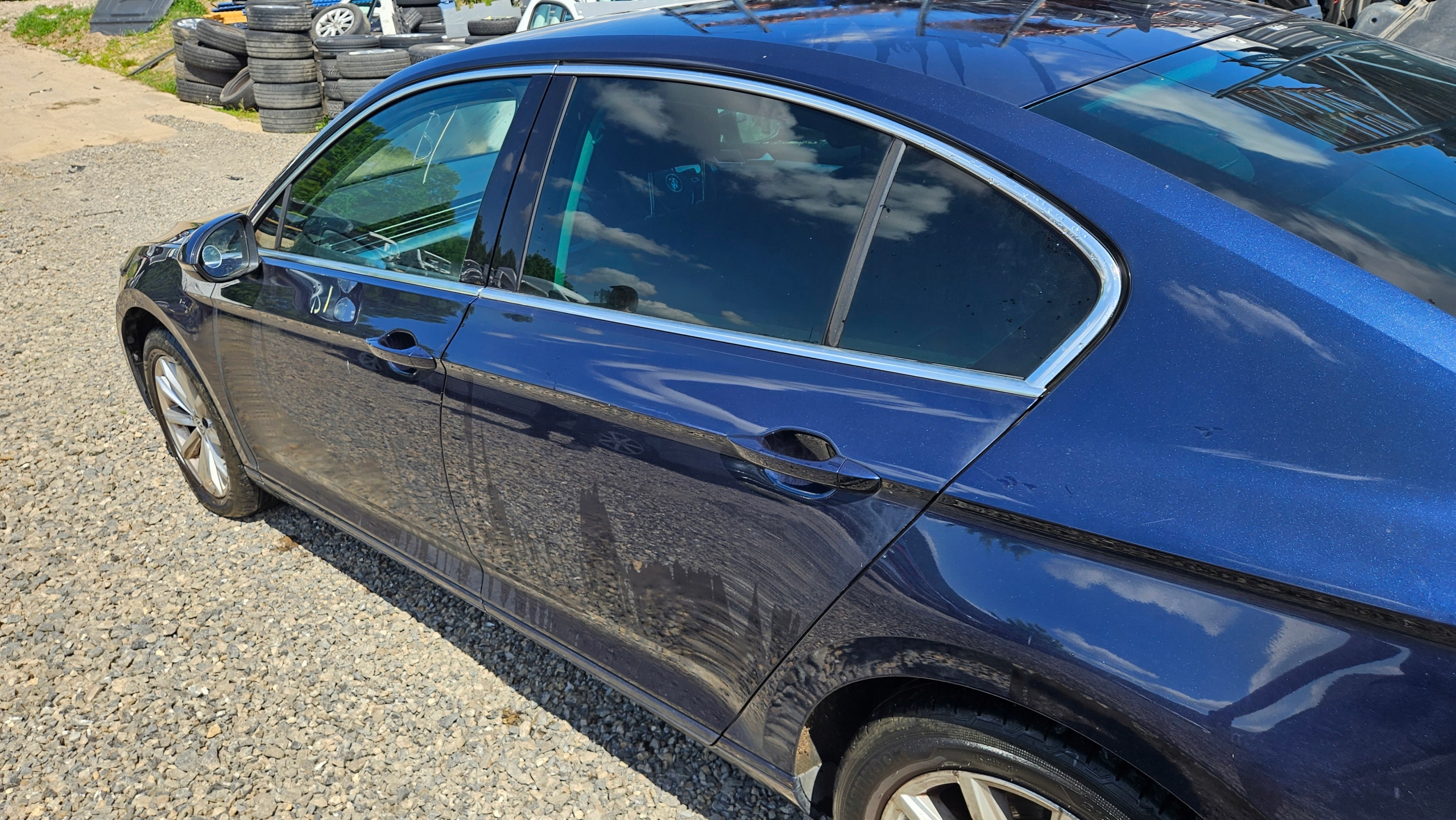 Tür links heck VW PASSAT B8 Sedan Farbe LH5X