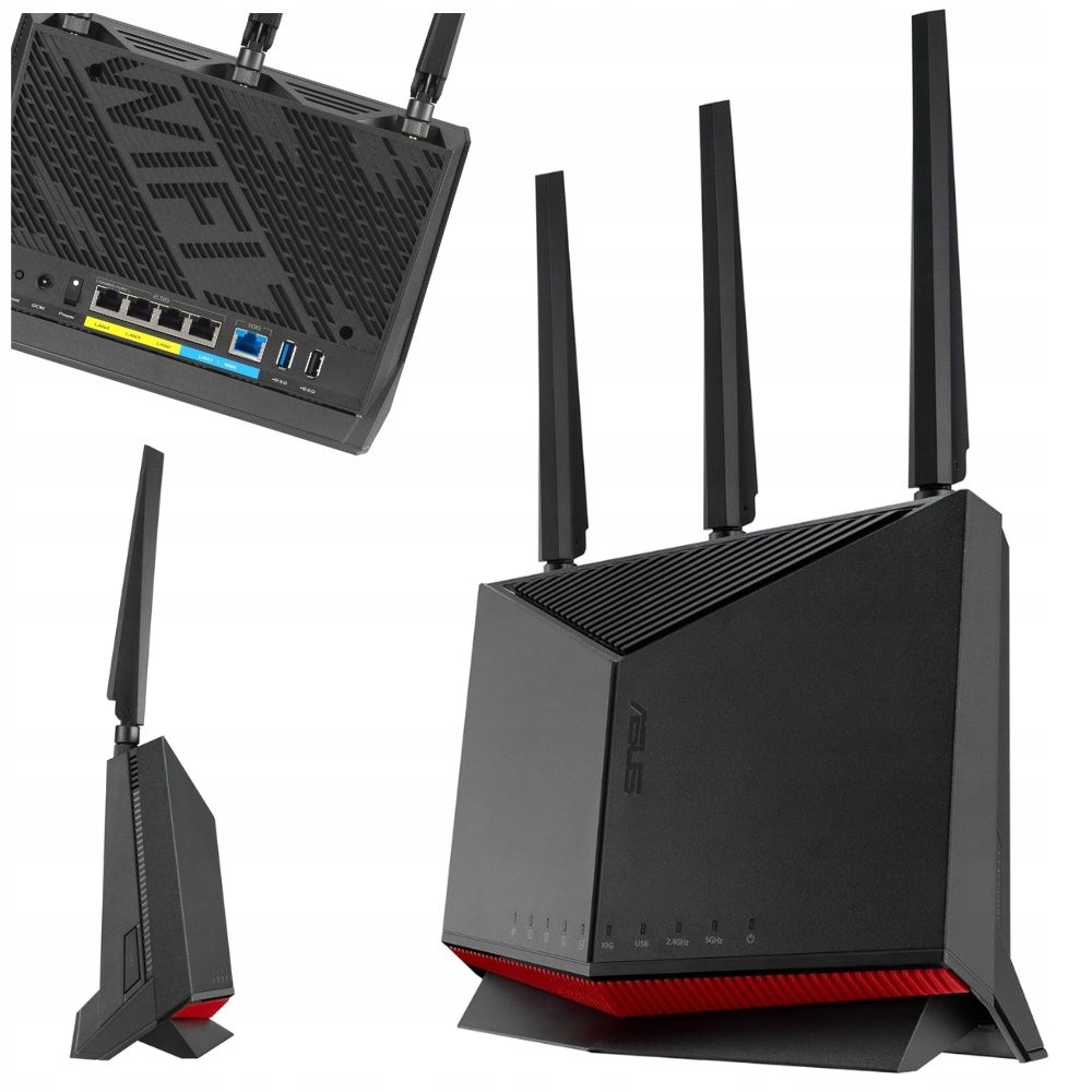 Router Asus BE86U 4096-QAM Wifi 7 Dvoubandový Lan/wan 10GBE 2XUSB Aimesh
