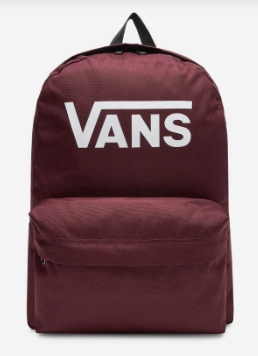 Školní batoh Vans vínový 22 L Old Skool Print VN000H504QU