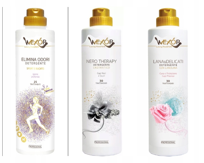 Sada Wexor – 3x Tekutý prací prostředek 750 ml