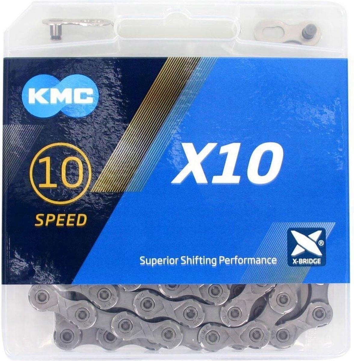 

Łańcuch Kmc X10 1/2"x11/128" 114 szary