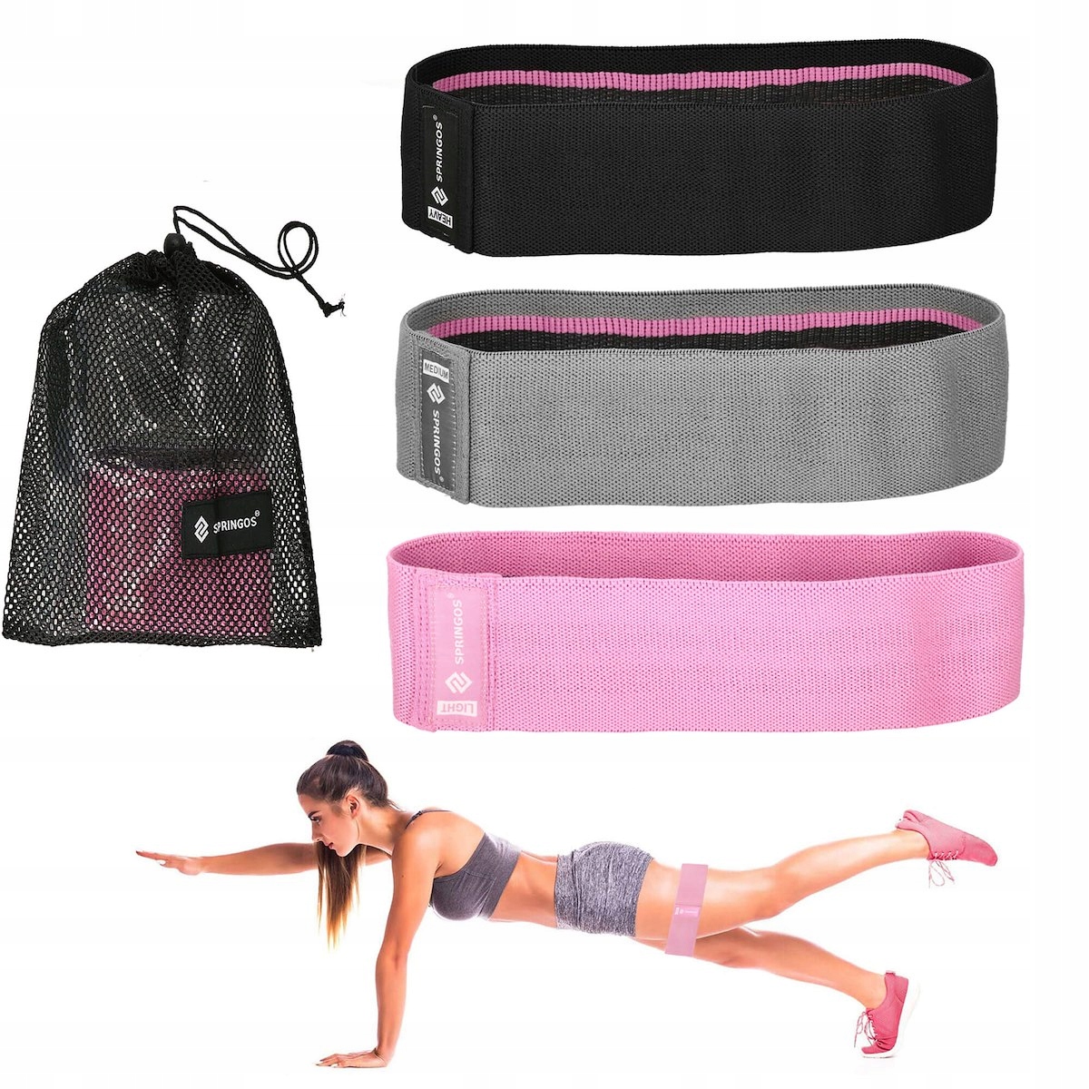 

Zestaw 3 Gum Hip Bands Oporowych Ćwiczenia Fitness