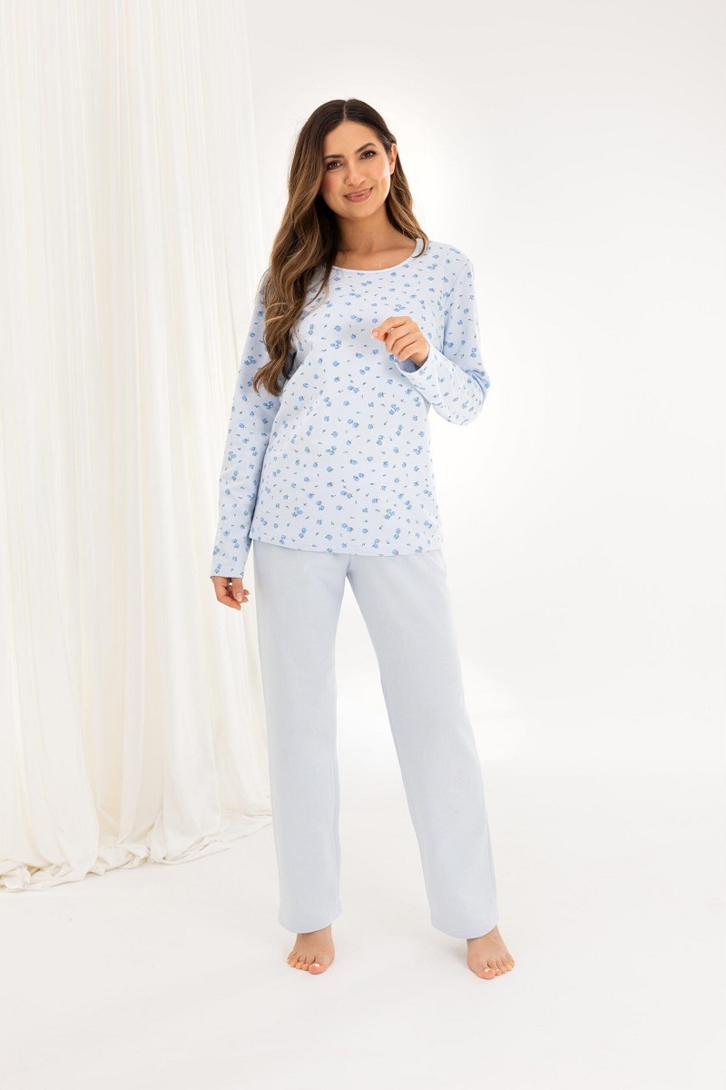 Dámské Pyžamo 717/S, Modrá Barva