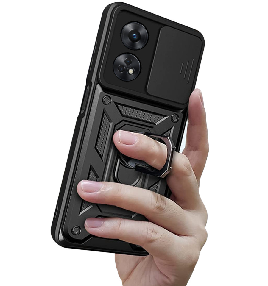 

Etui Pancerne Slide Ring Do Oppo Reno 8T