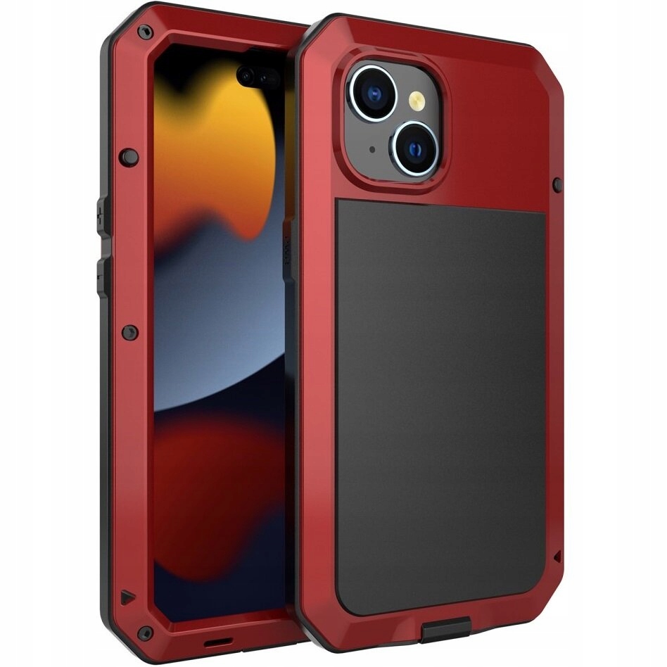 Pancéřové Pouzdro pro iPhone 15, Kryt, plná ochrana 360 Sklo na displej