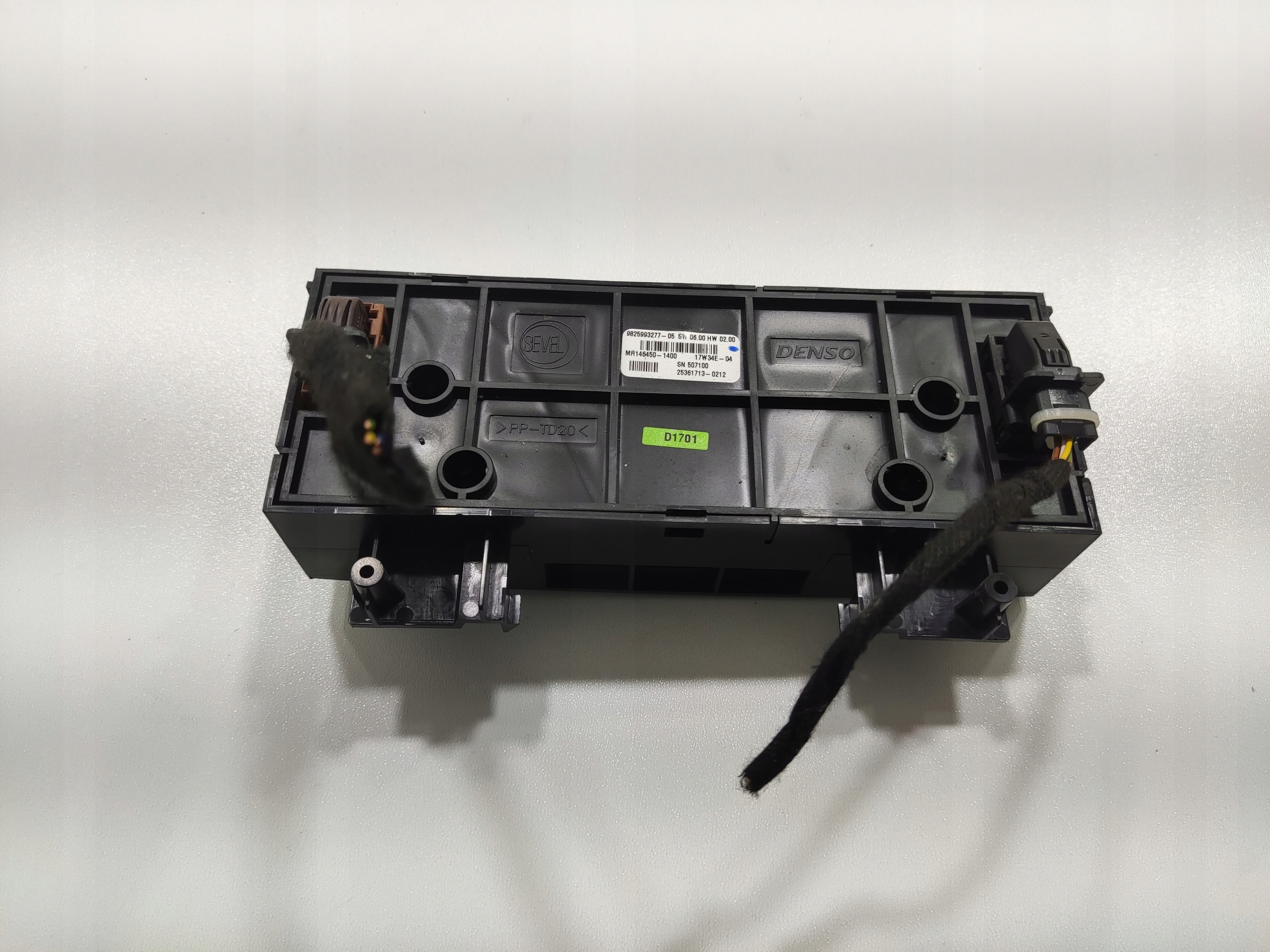 Unite commande clima Bouches buses CITROEN BERLINGO PARTNER III 9825993277 ELEKTRYK