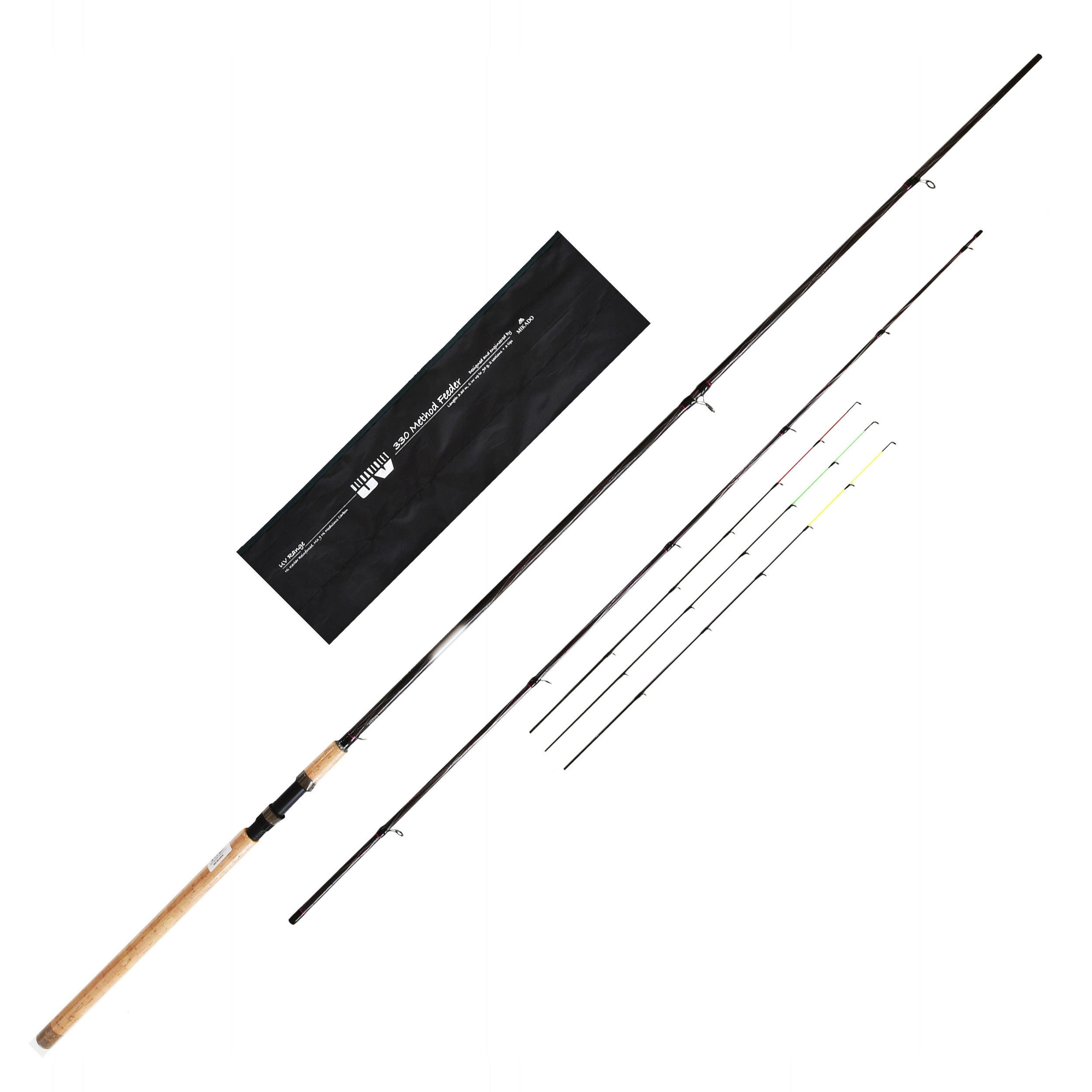 Wędka gruntowa Mikado Ultraviolet Meth.Feeder 3.30m 0-90g