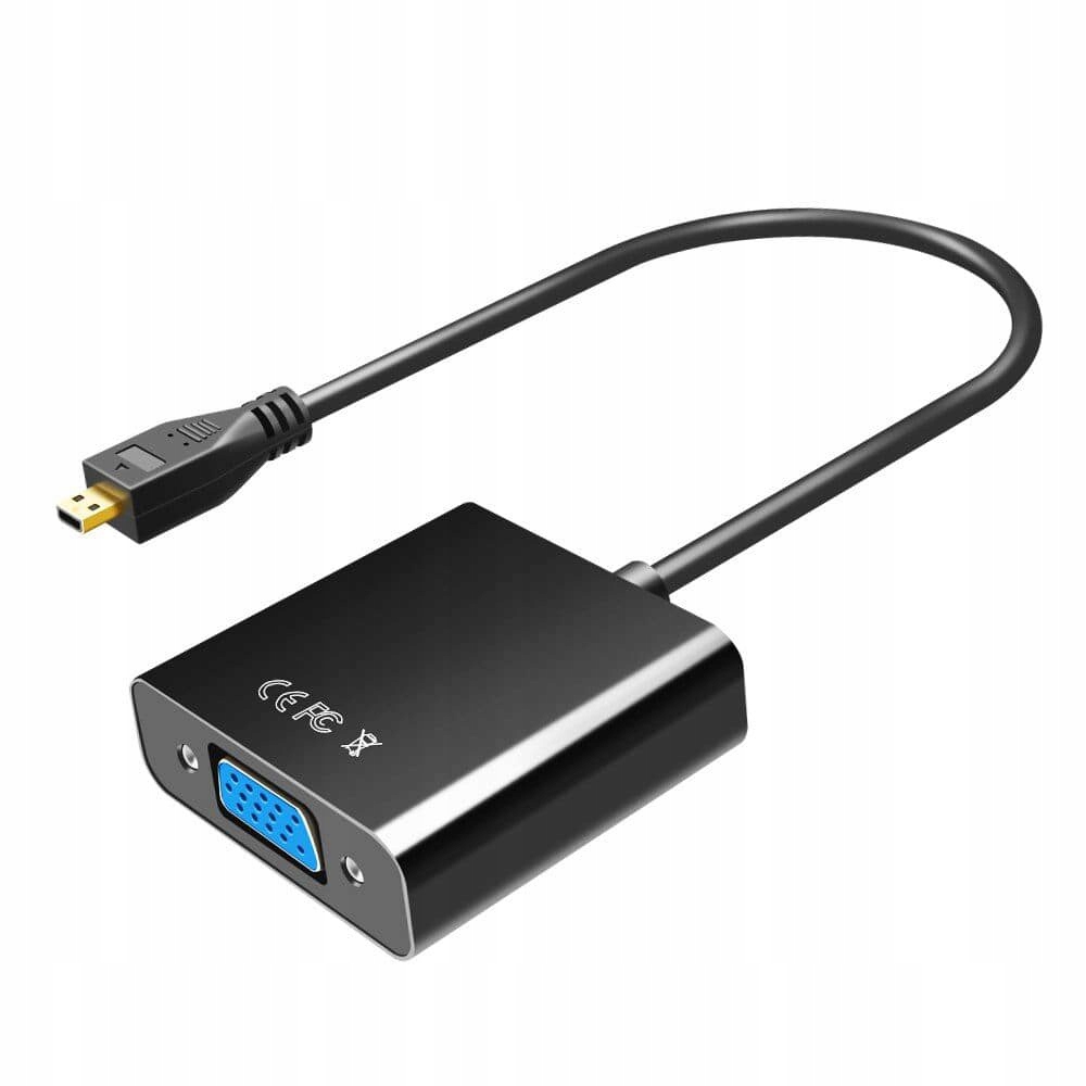 

Adapter przejściówka Vga D-sub do Micro Hdmi Full