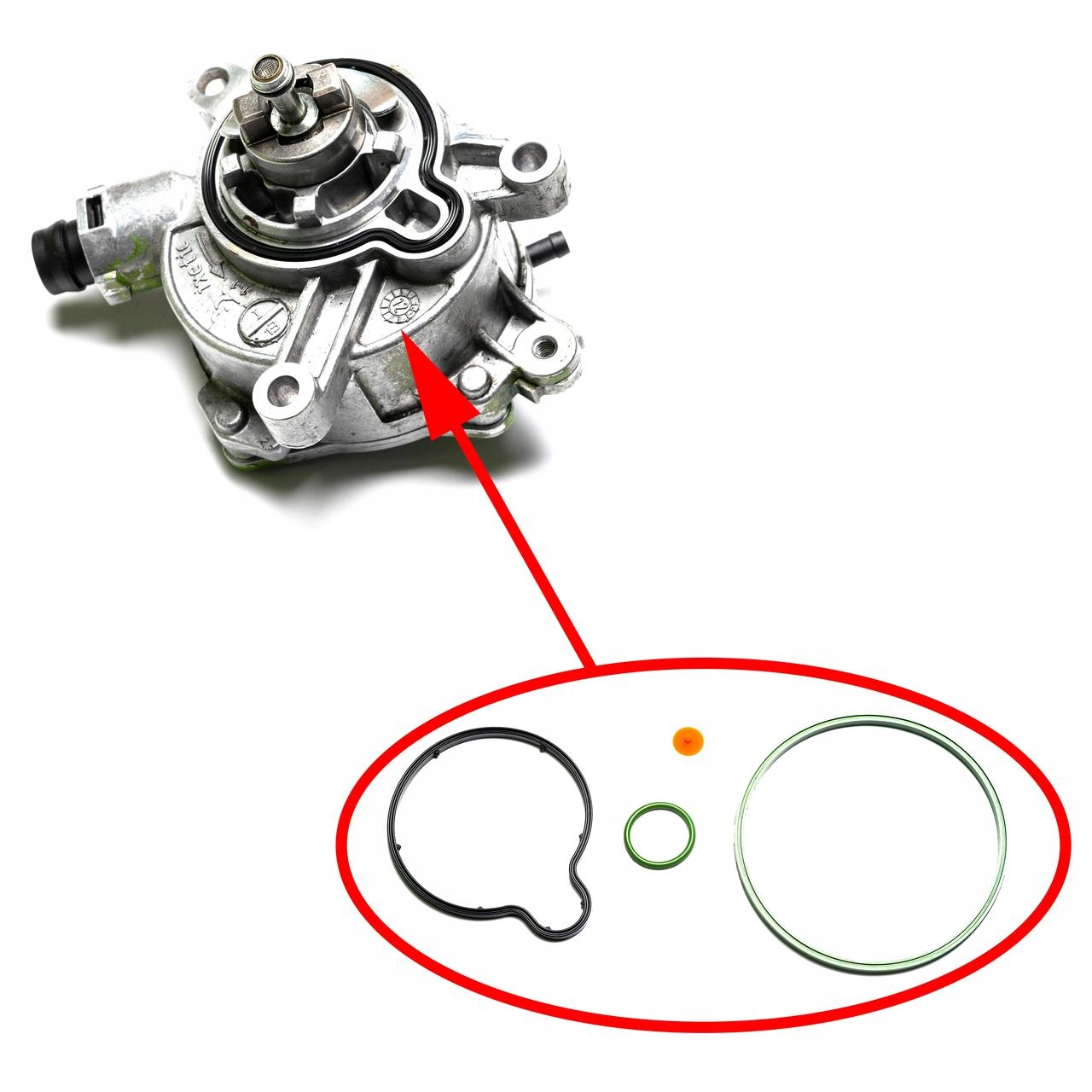 Sada pro opravu podtlakového čerpadla (vacum) Volvo 31375107, 31258031