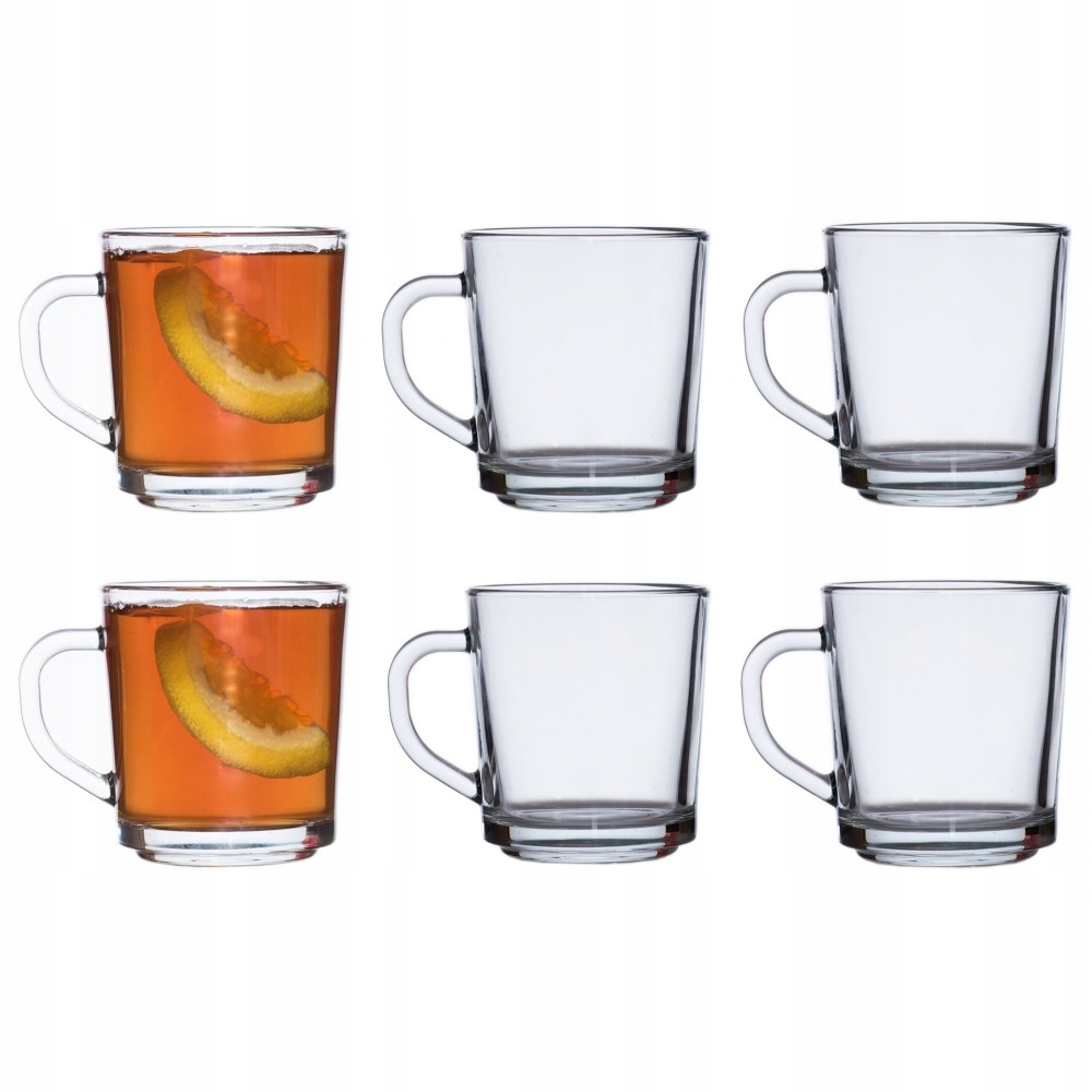 

Kubki szklanki Szymek 220 ml komplet 6szt.