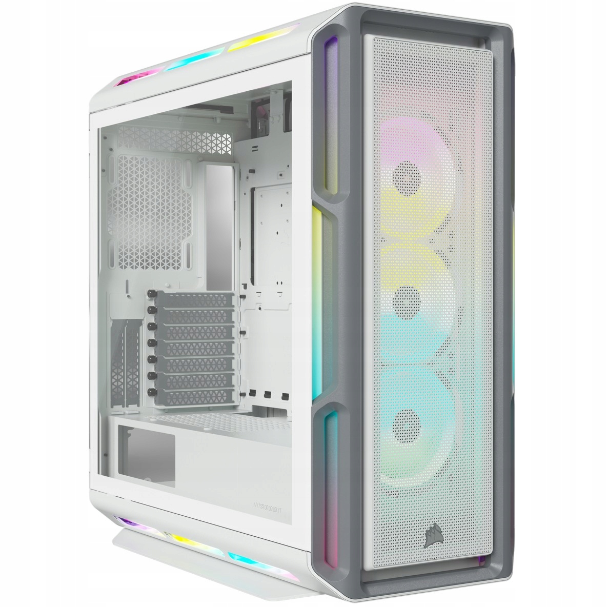 Corsair iCUE 5000T Rgb Mid Tower z Szkłem Hartowane Biały