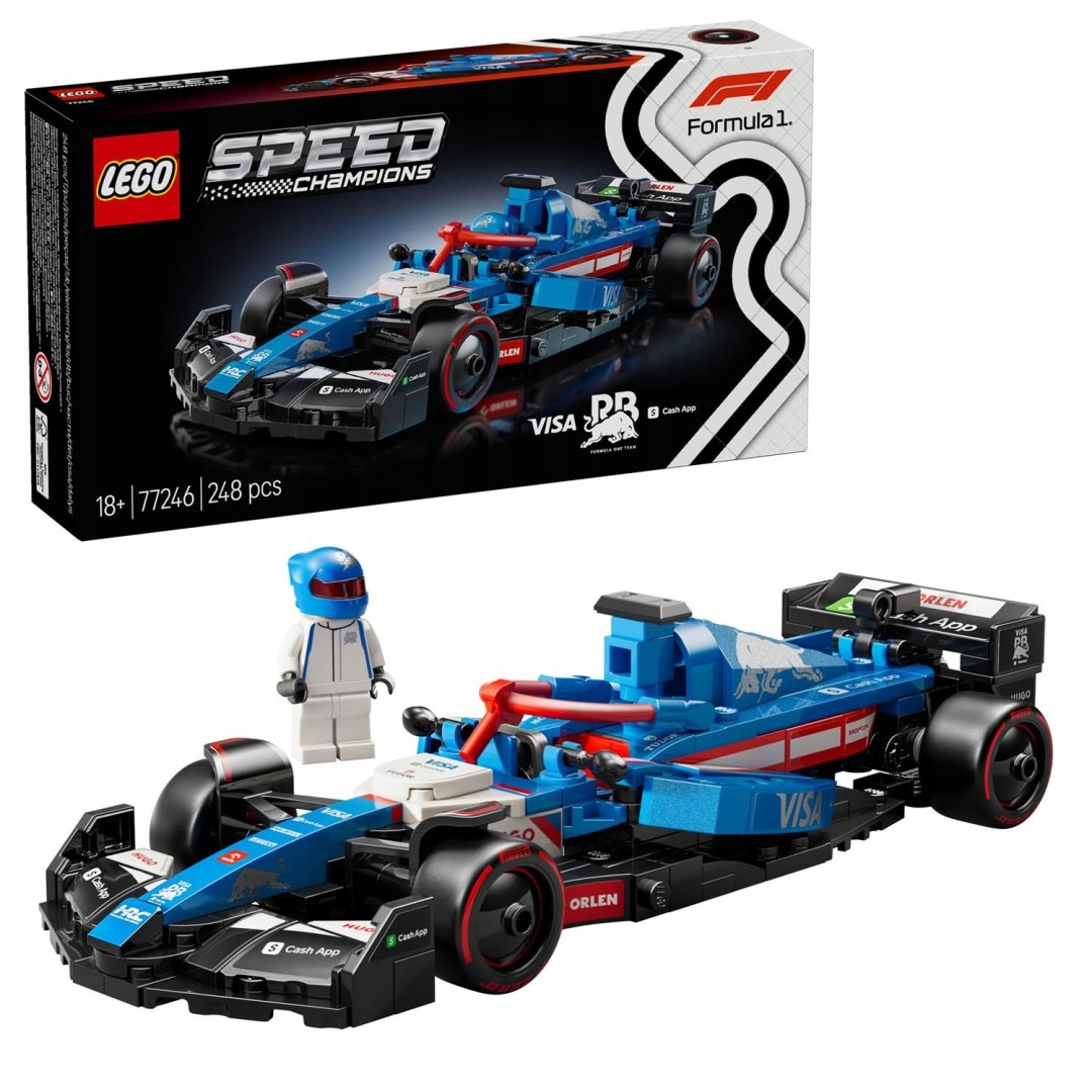 Lego Speed Champions Visa Cash App Rb Vcarb 01 Závodní Auto F1 77246