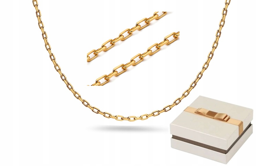 Zlato 585 Zlatý Řetízek Ankr 2,75g 50 cm Zlato 14 kt