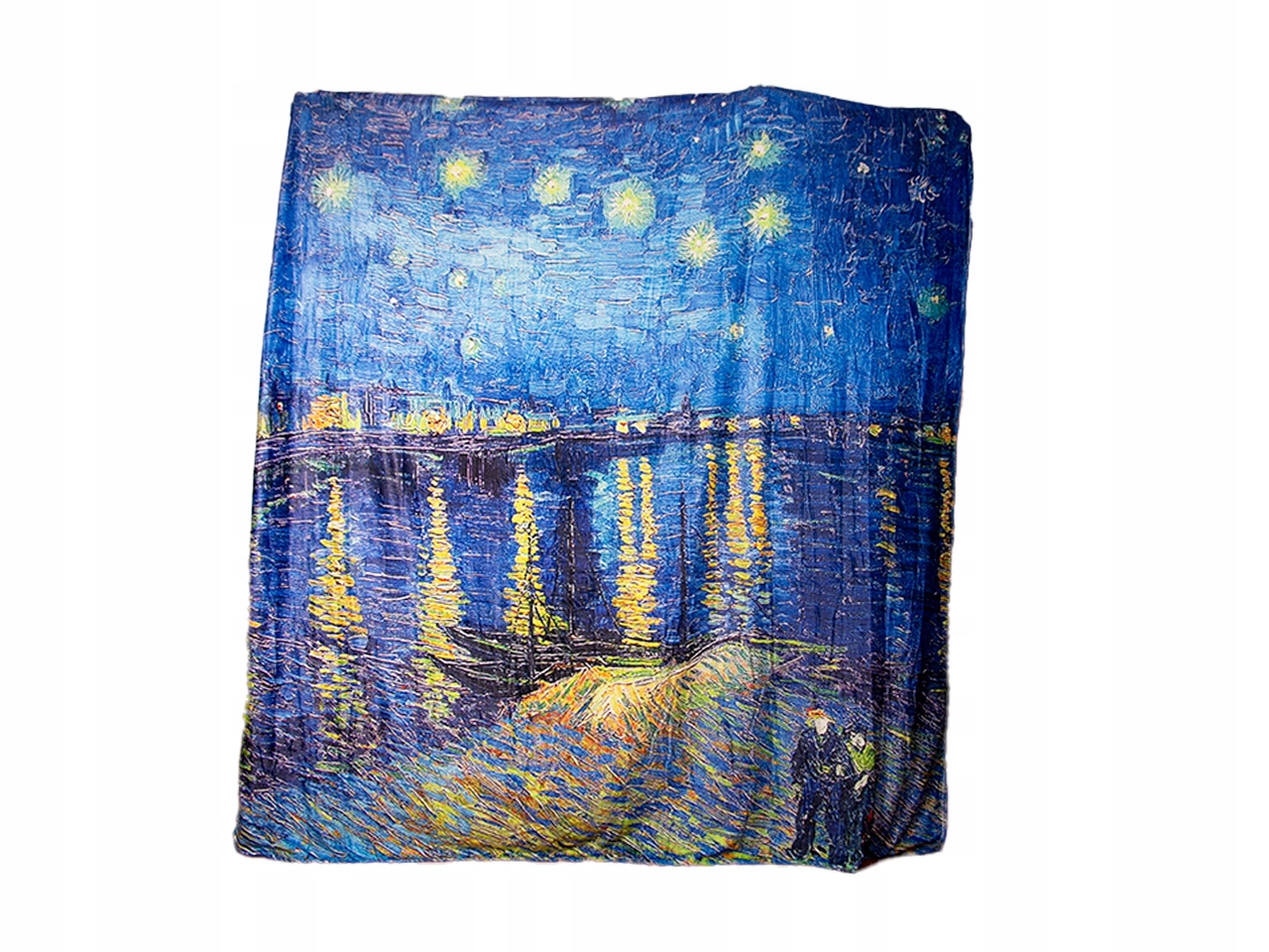 Deka Pléd Přehoz Van Gogh Hvězdná Noc Nad Rodanem Teplá 130X150