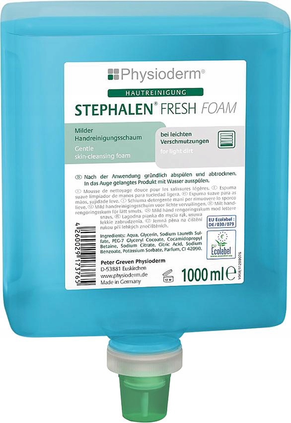 Neptune pena na čistenie rúk Physioderm Stephalen Fresh Foam 1000 ml