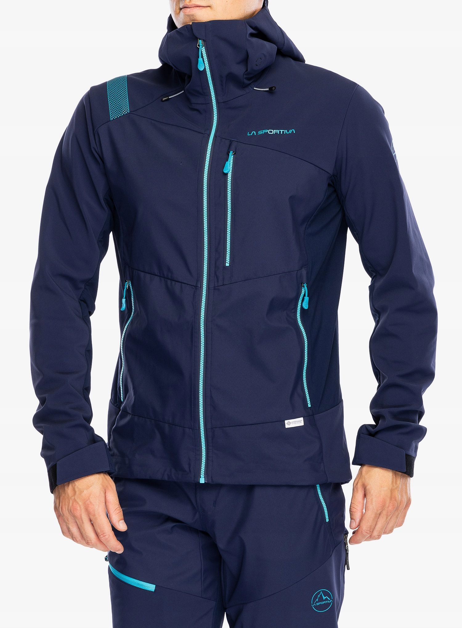 Kurtka softshell La Sportiva Alpine Guide Windstopper Jacket deep sea XL