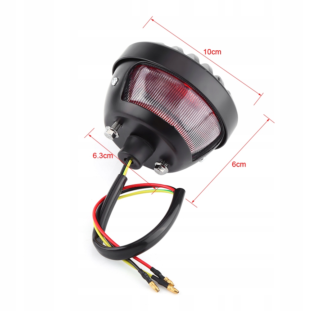 LAMPA ŚWIATŁO TYŁ STOP CHOPPER CROSS BOBBER MOTO Waga produktu z opakowaniem jednostkowym 0.63 kg