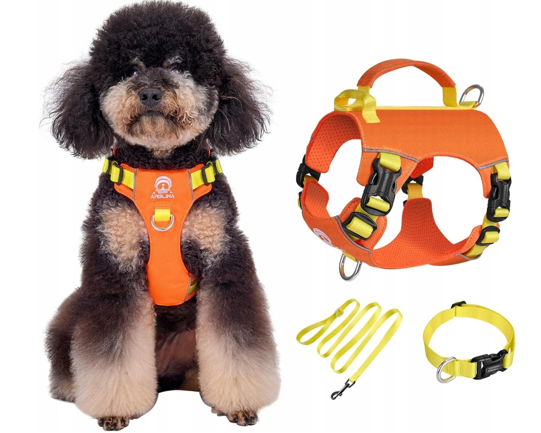 Levně Prodyšné vesty pro malého psa vodítko Xxs