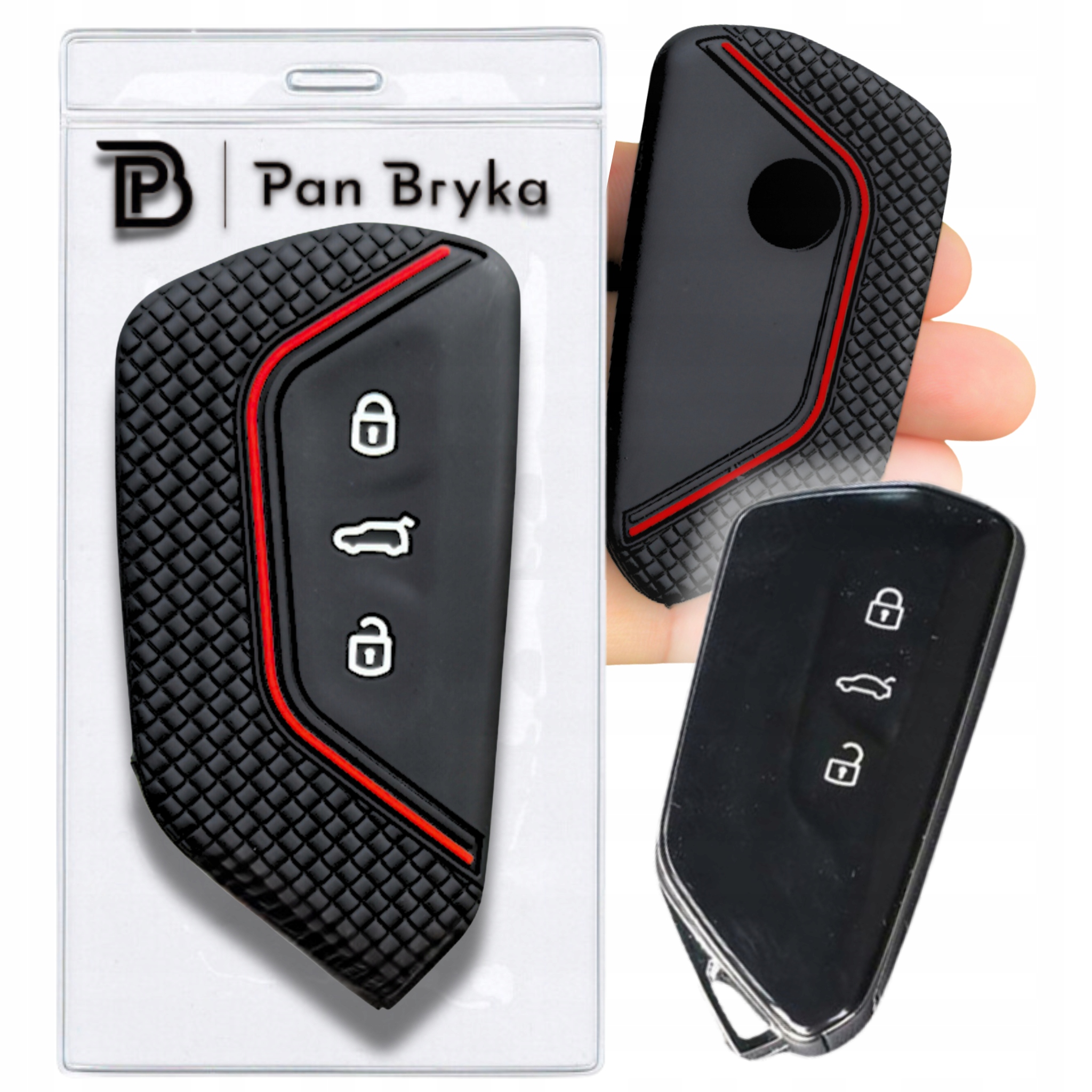 Silikonowe Etui na Kluczyk Vw Golf 8 VIII MK8 ID3 Cupra Skoda Octavia Seat