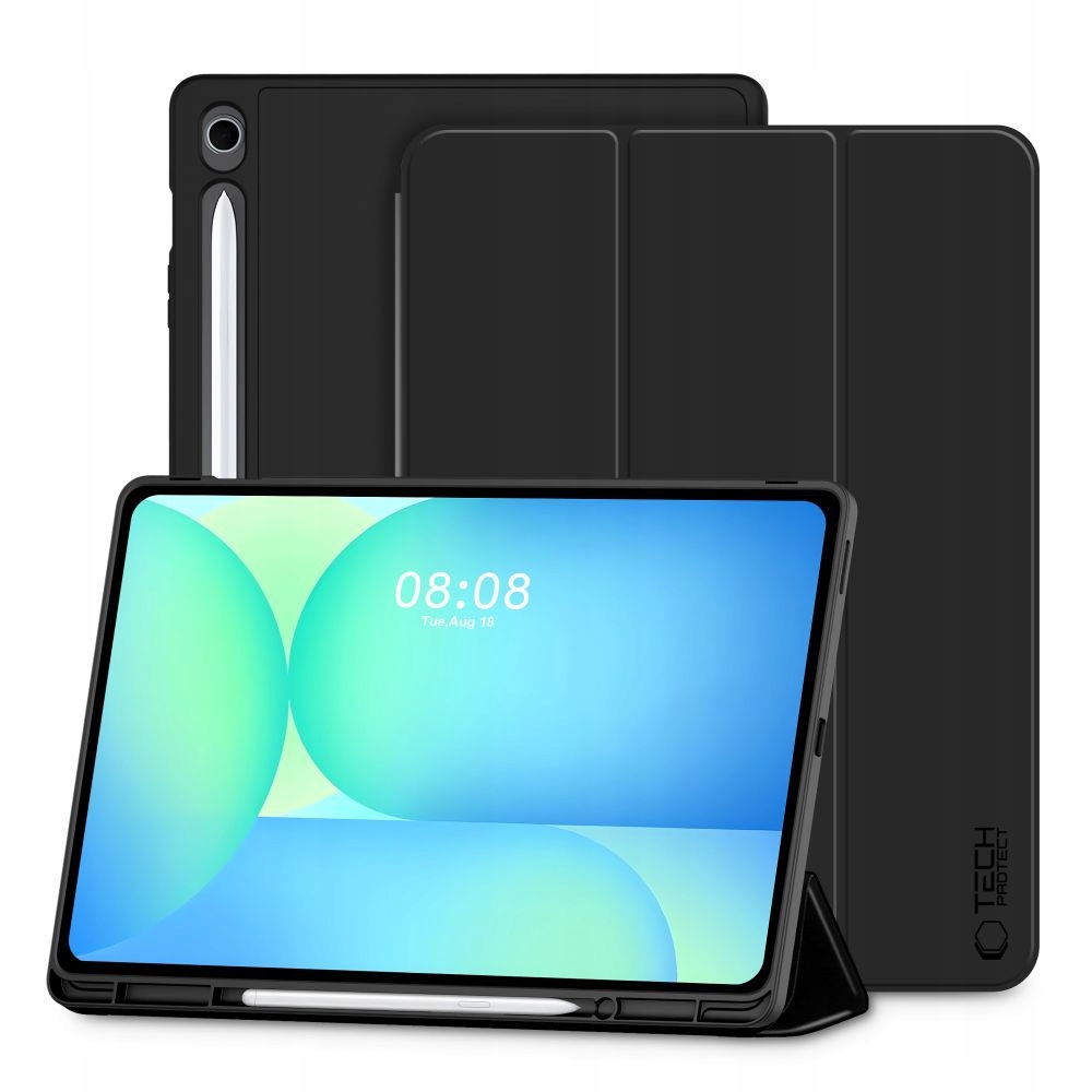 Etui Tech-protect do Samsung Tab S10 Fe+ Plus Black
