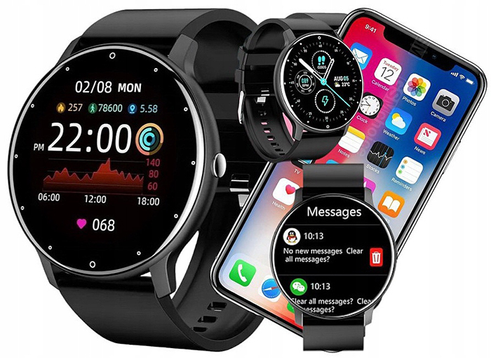 Pánske hodinky inteligentné hodinky pulzomer mnoho funkcií