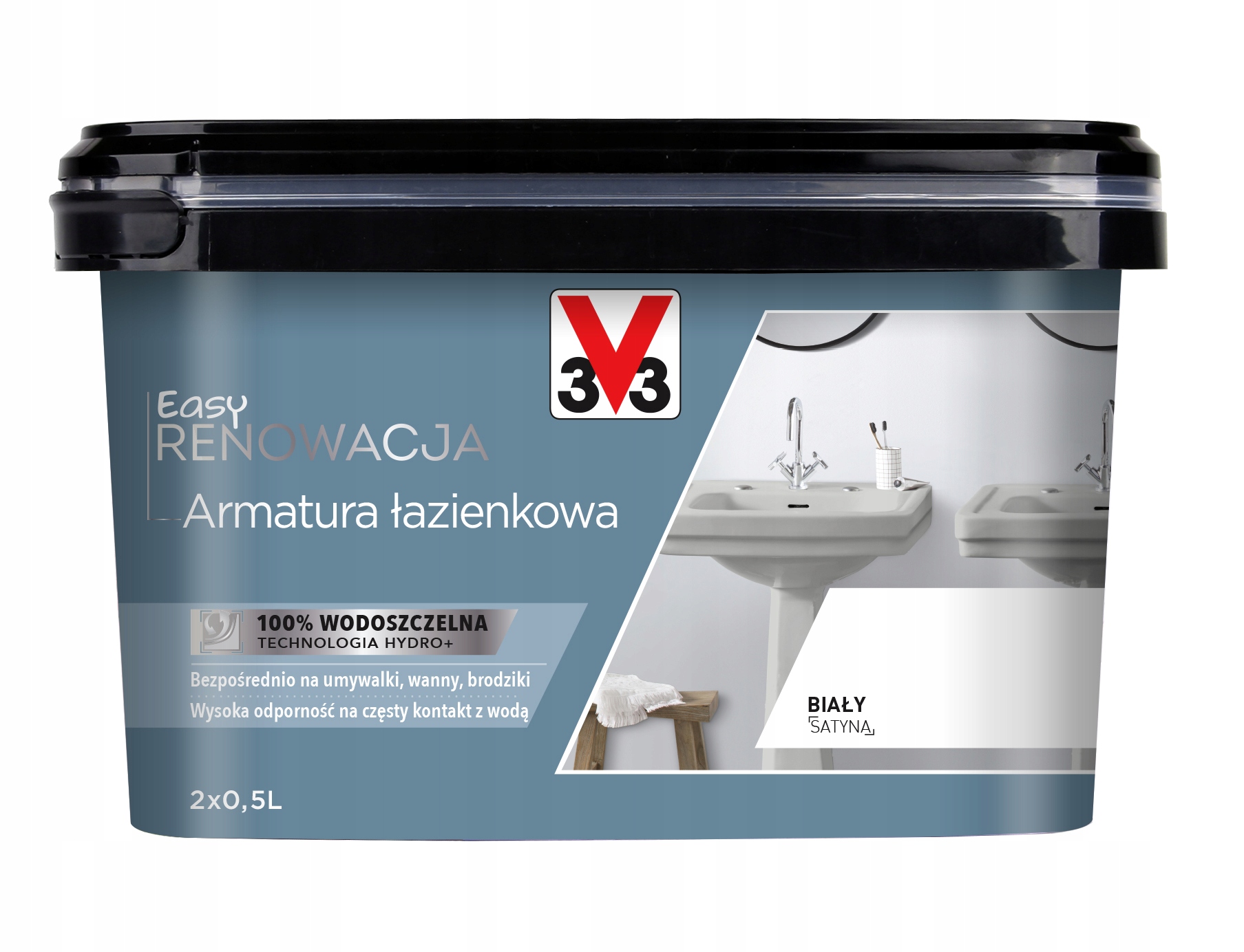 

V33 Easy Renowacja Armatura Łazienkowa Biały 1L