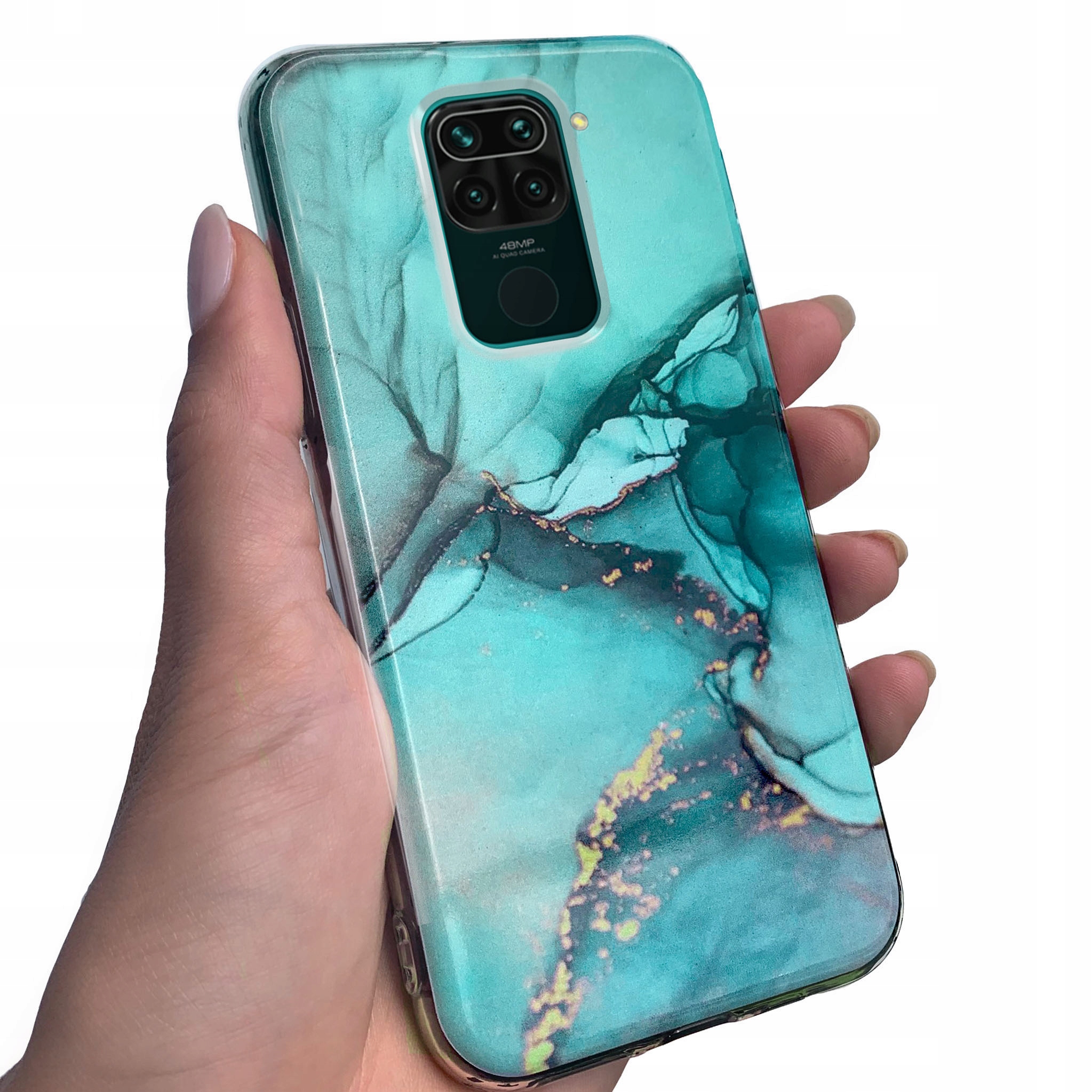 

Grube etui 2MM do Xiaomi Redmi Note 9 Szkło 3D