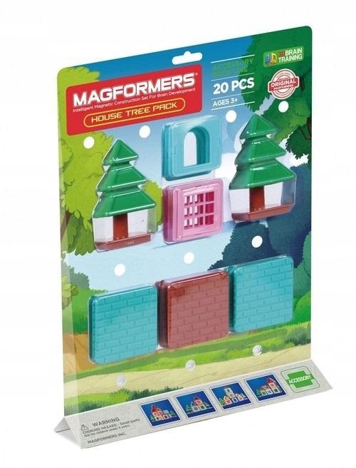MAGFORMERS. AKCESORIA: DOMEK NA DRZEWIE