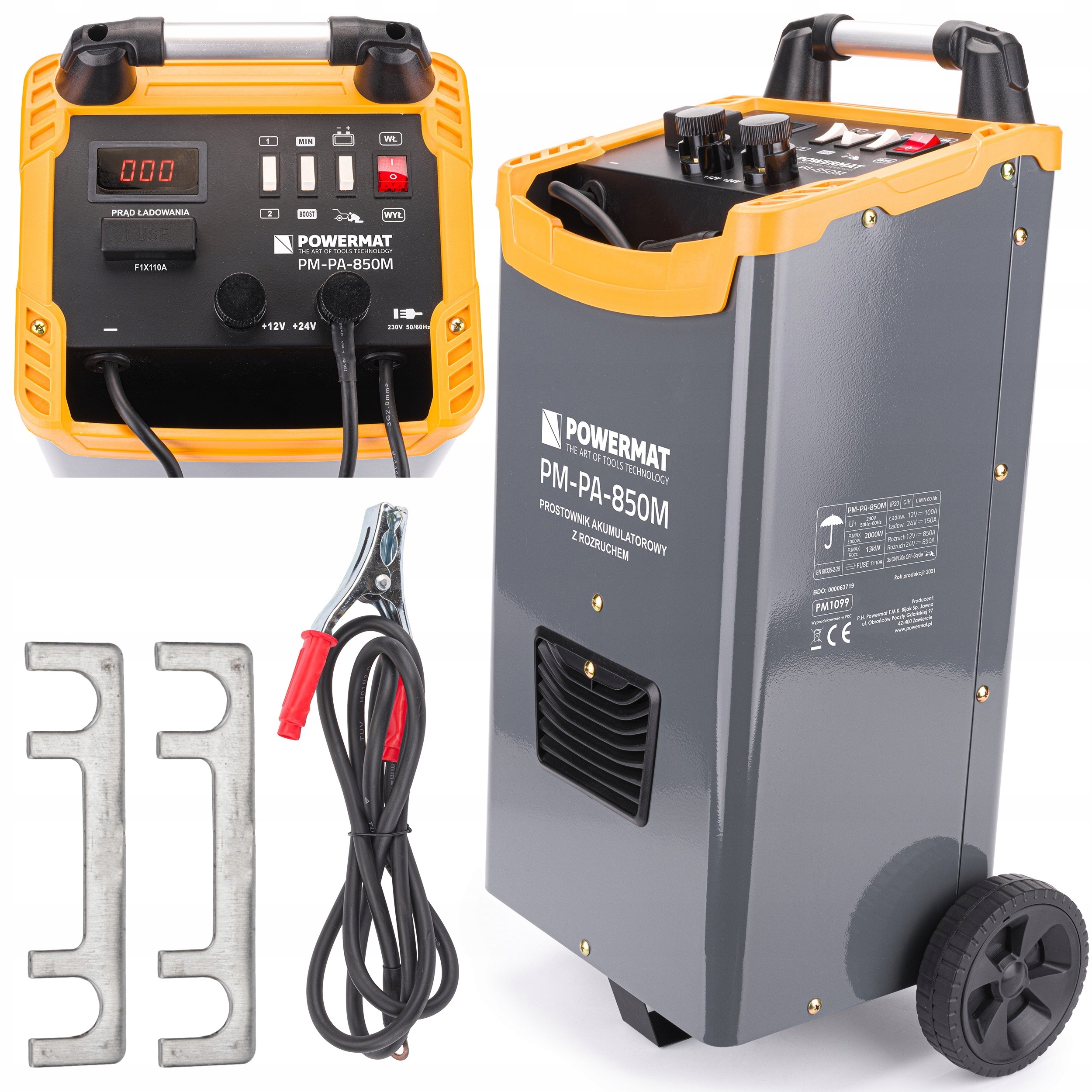 

Prostownik Akumulatorowy Z Rozruchem 850A 12/24V