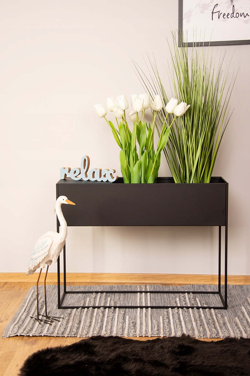 DONICA METALOWA X-long RODOS 60 cm CZARNA nakładka Kod producenta palazzo decor