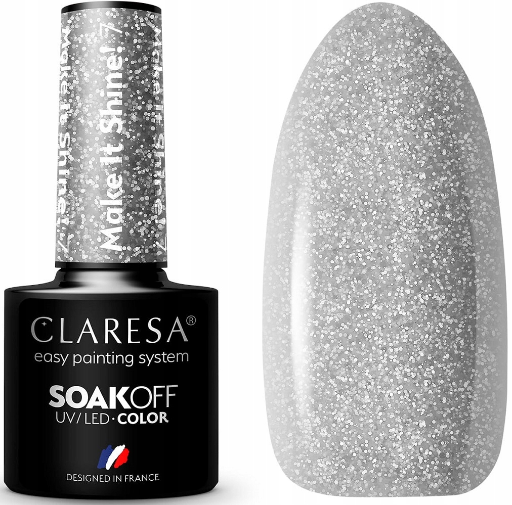 

Claresa Lakier Hybrydowy Make It Shine! 7 Srebrny