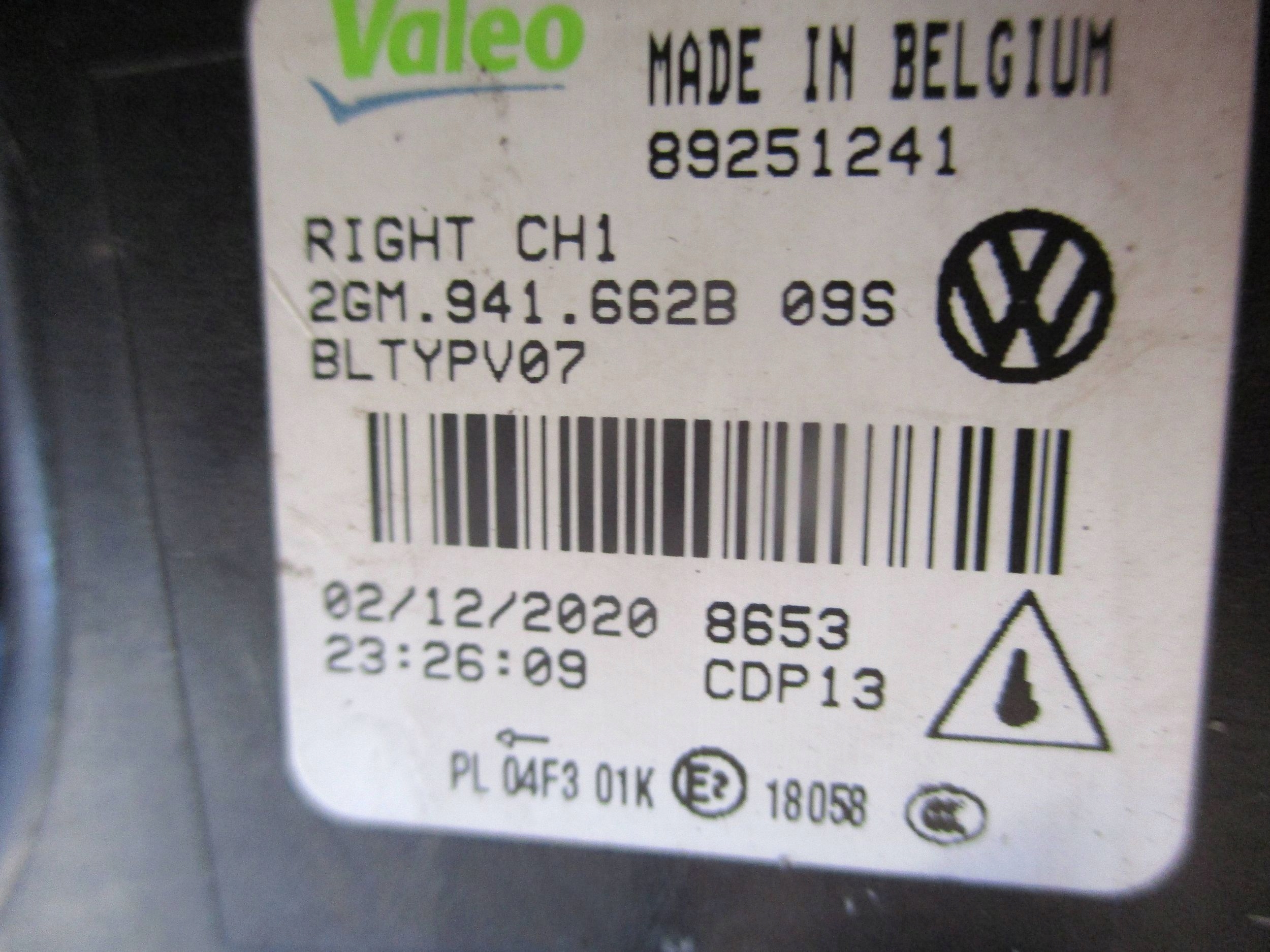 Nebelscheinwerfer rechts VW T-CROSS 2GM