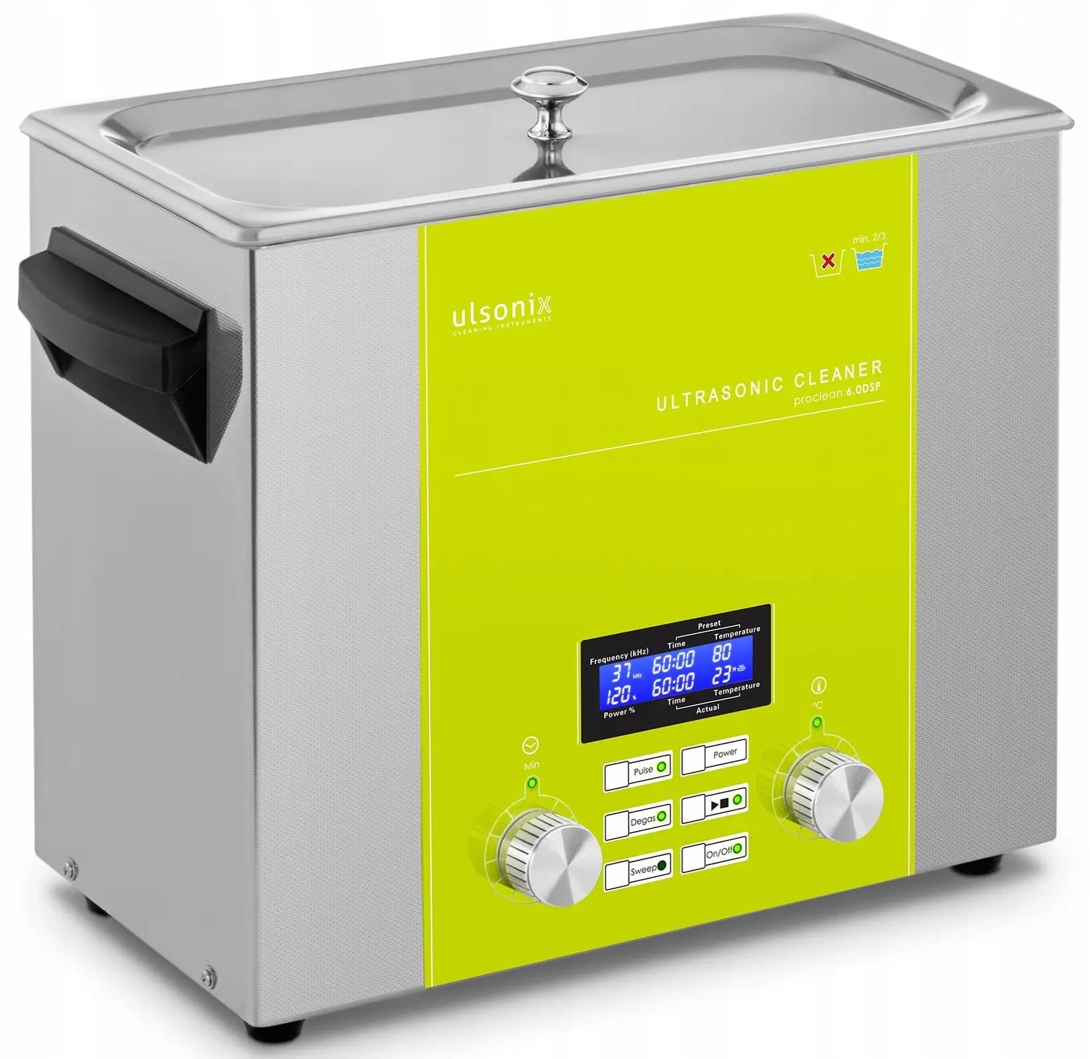Ultrazvuková myčka 6l 37kHz 240W Ulsonix Proclean 6.0DSP 10050192